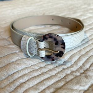 Halogen - White Snake Belt